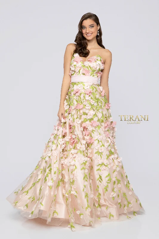 TERANI COUTURE 1911P8546 Dress Metallic unclassified dresses