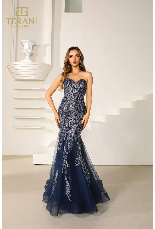 Terani 251P4641 Embroidered unclassified dresses