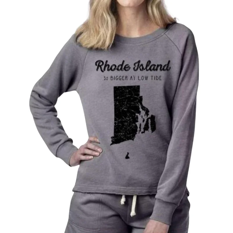 3% Bigger Nickel Mineral Wash French Terry Women's Sweatshirt Fleece Zip-up Hoodie