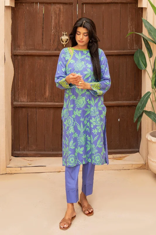 2PC - Printed Cotton Lawn Suit