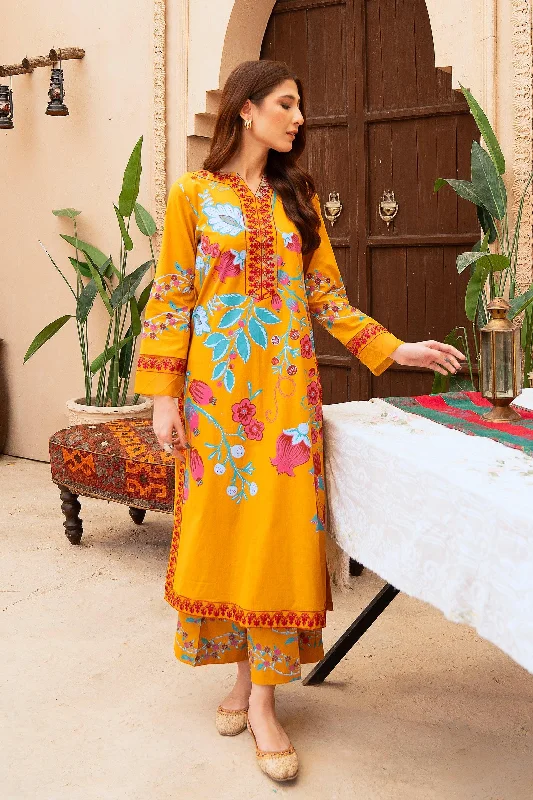 2PC - Printed Cotton Lawn Suit