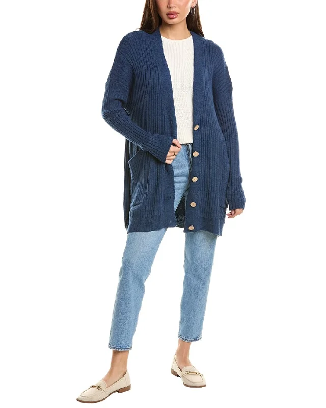 Maronie Rib Oversized Cardigan Work sweaters