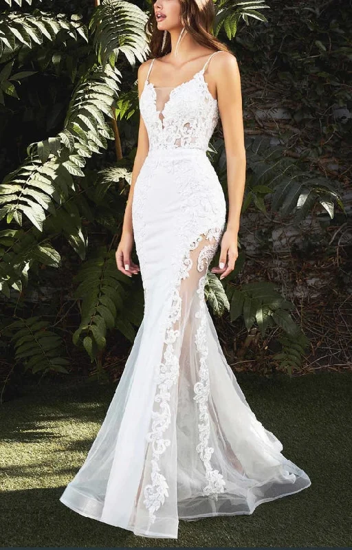 DingJiDress Wedding Dress December Wedding Stunning Mermaid Gown V-Neckline Sheer Corset Tulle Bodice Luxury Lace Applique Elegant Dress Mermaid Wedding Gown