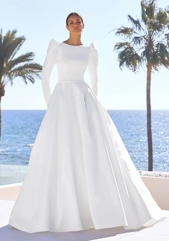 Pronovias Sadia Wedding Dress, Off White Formal Wedding Dress