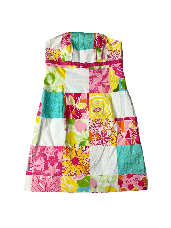 Dress Casual Short By Lilly Pulitzer In Multi-Colored, Size: S Floral A-line Skirt