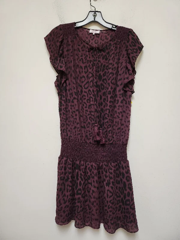 Dress Casual Short By Parker In Leopard Print, Size: L Mini Skirt Trendy