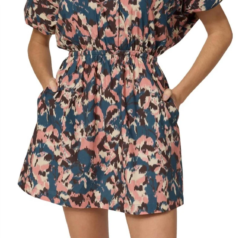 Kimberly Mini Dress In Le Jules Vintage Denim Skirt