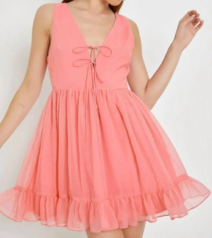 Take The Leap Mini Dress In Rose Cozy Mini Skirt